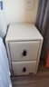 全友家居現代簡(jiǎn)約床頭柜小戶(hù)型臥室收納儲物置物柜沙發(fā)邊柜矮柜599KD 【米白色】雙抽床頭柜 曬單實(shí)拍圖