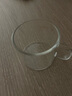 尚明玻璃小杯子燕麥片早餐杯家用水杯女咖啡杯耐熱透明牛奶茶杯品茗杯 4只裝 180ml 曬單實拍圖