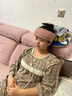 裕健護額頭部艾灸熱敷穴位月子帽防風(fēng)孕婦產(chǎn)后偏頭痛電加發(fā)熱保暖抹額 「送5片艾絨墊」12味藥鹽-插電款【豆粉色】 曬單實(shí)拍圖