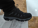 斯凱奇（Skechers）男鞋戶(hù)外登山鞋黑色男士徒步運動(dòng)休閑鞋春秋款厚底增高防滑耐磨 曬單實(shí)拍圖