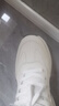 星期六男鞋頭層牛皮透氣小白鞋男輕便運動鞋百搭休閑鞋男 白藍色  44  曬單實拍圖