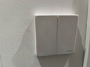 施耐德開(kāi)關(guān)插座面板 皓呈系列奶油白色 86型墻壁電源開(kāi)關(guān)10A開(kāi)關(guān)一開(kāi) 中途一開(kāi)三控 曬單實(shí)拍圖