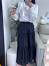 Khwfjas國際一線品牌中長款蓬蓬A(yù)字裙女半身裙2025新款時尚氣質(zhì)高腰傘裙 黑色 S (26)均碼 推薦80-135斤 曬單實拍圖