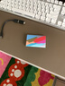 惠普（HP） 移動(dòng)固態(tài)硬盤(pán)usb3.2高速傳輸ssd便攜迷你尼彩色小型u盤(pán)type-c外置擴(kuò)容可手機(jī)外接 【燦若云霞】尼彩色設(shè)計(jì)+疾速超薄金屬材質(zhì) 120G 曬單實(shí)拍圖