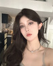 雍杰星屑蝴蝶項鏈女輕奢小眾個性短款高級感冷淡風(fēng)鎖骨鏈頸鏈送女朋友 星屑蝴蝶項鏈 曬單實拍圖