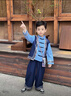 G.DUCKKIDS小黃鴨三月三廣西壯族傣族服兒童男女孩少數民族活動(dòng)演出服表演服 男童套裝 120 cm 曬單實(shí)拍圖