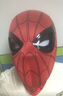 蜘蛛俠頭套發(fā)光面具可動(dòng)眼睛電動(dòng)遙控眨眼超凡cos面罩萬(wàn)圣節禮物 蜘蛛俠頭套-可眨眼-下巴控制 曬單實(shí)拍圖