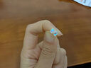 芯奢S999足銀彩鉆蝴蝶螺絲耳釘女小眾設計耳環(huán)純銀養耳免摘耳骨耳飾品 S999足銀耳釘+普通耳堵 曬單實(shí)拍圖