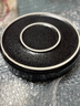 墨藍花器道陶瓷圓盤(pán)劍山插花花器小原流禪意水盤(pán)中式插花器皿日式花道花盆 墨黑直徑20cm 單獨花器 曬單實(shí)拍圖