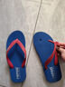泰國原裝進(jìn)口橡膠人字拖鞋夏季休閑外穿男士防水戶(hù)外 95藍底紅帶 38-39 曬單實(shí)拍圖