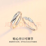 MZMZ丘比特之羽情侶戒指PT950鉑金一對(duì)素圈求結(jié)婚對(duì)戒送女友生日禮物 輕奢款-活口對(duì)戒本地倉(cāng)當(dāng)次日達(dá) 免費(fèi)刻字（活口/閉口均有） 曬單實(shí)拍圖