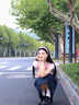 OTST藏青色松緊腰半身裙女設(shè)計感小眾2025夏季高腰顯瘦蓬蓬裙a字中裙 藏青色 S 80-90斤 曬單實拍圖