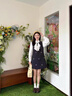 FSHE學(xué)院風(fēng)韓系穿搭miu系襯衫連衣裙女2025新款春季小個(gè)子香風(fēng)套裝 背心裙【單件】 S 40/45kg 曬單實(shí)拍圖