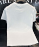 古馳湯米短袖t恤男歐貨輕奢時(shí)尚重工藝精品刺繡修身潮牌圓領(lǐng)半袖 白色 L 曬單實(shí)拍圖
