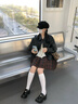 衣典零一（LEDIALYI）黑色小皮衣外套女春秋2025新款小個(gè)子高級感港風(fēng)復古機車(chē)pu皮上衣 黑色 S （建議90斤內） 曬單實(shí)拍圖