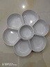 馬利仿瓷調色盤(pán) 耐摔大號畫(huà)碟學(xué)生用國畫(huà)水粉水彩顏料盤(pán) 直徑17CM 曬單實(shí)拍圖