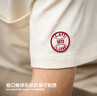 馬登工裝 復古學(xué)院風(fēng)lvy棒球衫T恤口袋章仔刺繡寬松球衣短袖男潮夏 象牙白 S 曬單實(shí)拍圖