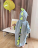 babycrayon恐龍雨衣兒童小學(xué)生雨披斗篷男孩女孩可愛(ài)卡通雨披小孩全身防水 小鈣藍 S碼【適合身高90-105cm】 曬單實(shí)拍圖