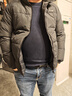 李寧防潑水短羽絨服男春季健身運(yùn)動(dòng)80%鴨絨簡約立領(lǐng)外套AYMU097 黑色-1 L 曬單實(shí)拍圖