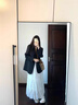 LPOX白色半身裙女夏2025夏季新款高腰顯瘦a字中長(zhǎng)款春秋蓬蓬裙芭蕾裙 白色【款】 常規(guī) M 曬單實(shí)拍圖