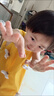 靚藤兒童新款2025洋氣新款夏季甜美可愛女童薄款公主連衣裙女寶寶裙子 g小鴨子花苞裙黃色 100 cm建議2-3歲 曬單實(shí)拍圖