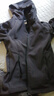 探拓（TECTOP）軟殼衣女外套連帽加絨保暖風(fēng)衣登山服 云墨黑 M 曬單實(shí)拍圖