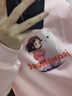 真維斯衛衣女甜美可愛(ài)春夏休閑寬松舒適百搭套頭打底上衣灰粉L 曬單實(shí)拍圖