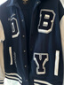 BOY LONDON【棒球少年】秋男女同款外套拼色印花學(xué)院風(fēng)時(shí)尚棒球服N12003 藏青色 常規(guī) S 曬單實(shí)拍圖