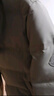才子（TRIES）羽絨服男25輕商務(wù)經(jīng)典系列石墨烯蓄熱立領(lǐng)外套男冬季保暖抗寒 黑色 XL (175/92A) 曬單實拍圖