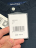 諾帝卡（NAUTICA）【單件直降】男裝25春夏新款天絲亞麻舒適干爽短袖襯衫男WE5202 藏青4NV XL 曬單實(shí)拍圖