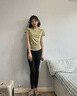 嘉璐伮高腰鯊魚褲瑜伽褲女外穿打底褲春夏收腹提臀健美壓力騎行云感褲 緊身瑜伽鯊魚褲【星耀黑】 常規(guī) L 建議【110-125斤】 曬單實拍圖