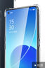 ESCASE OPPO reno6pro手機(jī)殼保護(hù)套小米全包TPU氣囊防摔殼（有吊繩孔）ES-iP9系列 升級版透白 曬單實(shí)拍圖