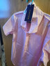 羅蒙（ROMON）白襯衫女短袖工作服夏套裝薄款上衣打底工裝韓版職業(yè)襯衣正裝 高端品牌粉紅色+高檔品牌 L 建議100-110斤+高檔品牌 曬單實(shí)拍圖