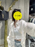 UOOYAA/烏丫經(jīng)典款新中式漫畫(huà)美少女襯衫 米白 S 曬單實(shí)拍圖
