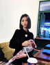 FSHE絲絨連衣裙女裝秋冬復古驚艷裙辣妹赫本風打底禮服裙包臀小黑裙子 黑色 S 曬單實拍圖