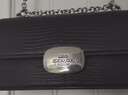 蔻馳（COACH）【品牌直供】禮物女士ELIZA小號翻蓋單肩斜挎包CR106SVBK 曬單實(shí)拍圖