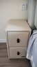 全友家居現代簡(jiǎn)約床頭柜小戶(hù)型臥室收納儲物置物柜沙發(fā)邊柜矮柜599KD 【米白色】雙抽床頭柜 曬單實(shí)拍圖