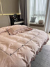 圣羅萊富安白娜四件套純棉100全棉床單被套家用床上用品 艾米莉-櫻花粉 床單款 1.8m四件套/被套200x230 曬單實(shí)拍圖