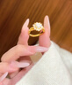 瑞諾黃金太陽花戒指女足金999鑲嵌鴿子蛋鉆戒時(shí)尚戒子生日禮物送女友 勿拍/克重多退少補(bǔ) 曬單實(shí)拍圖