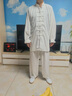 自由系太極服男2025夏新款八段錦練功服女太極拳武術(shù)表演服春秋晨練套裝 曬單實(shí)拍圖