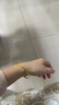 六福珠寶福滿傳家足金素圈簡耀古法黃金手鐲實(shí)心鐲送禮 計(jì)價(jià) A01TBGB0015 54mm-14.92克(含工費(fèi)1343元) 曬單實(shí)拍圖