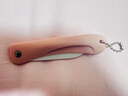 安德納陶瓷水果刀折疊便攜家用削皮刀學(xué)生宿舍用瓜果刀陶瓷刀小刀刮皮刀 陶瓷折疊水果刀【粉色】 曬單實(shí)拍圖