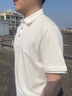 安東尼奧【含桑蠶絲&醋酸絲】絲滑涼感商男士高端polo衫短袖T恤父親節(jié)禮物 曬單實(shí)拍圖