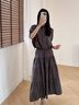 對白獨特鏤空刺繡圓領(lǐng)襯衫女2025夏季新款高級感氣質(zhì)純棉短袖上衣 高級灰 M 曬單實拍圖