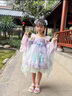 G.DUCKKIDS童裝洛麗塔女童連衣裙夏季新款美人魚公主裙兒童裙子甜美風(fēng)蓬蓬裙 單件裙子 110 尺碼4~5歲【100-110cm】 曬單實(shí)拍圖