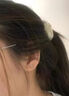 自由說S999足銀五角星耳釘女小眾設計耳環(huán)2025年新款潮養(yǎng)耳洗睡免摘耳飾 S999足銀五角星【兩只裝】 曬單實拍圖
