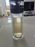 格亞（GEYA）茶水分離大容量玻璃杯雙層茶杯男泡茶杯水杯便攜杯子團購定制 藍色550ml 曬單實(shí)拍圖