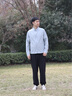 KOLON SPORT可隆男士春夏戶(hù)外防曬彈力皮膚衣輕薄防風(fēng) UPF50+印花外套夾克 曬單實(shí)拍圖