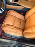 CORRIDOR汽車(chē)真皮坐墊腰靠駕駛位座椅奔馳S級邁巴赫頭層牛皮軟包高端升級 紅旗棕一套 坐墊+靠背 曬單實(shí)拍圖