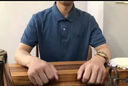 Ipenta奢侈高檔品牌短袖t恤男士夏季薄款純棉翻領(lǐng)刺繡男裝休閑polo衫 灰色-精美禮盒裝 L 175 曬單實(shí)拍圖